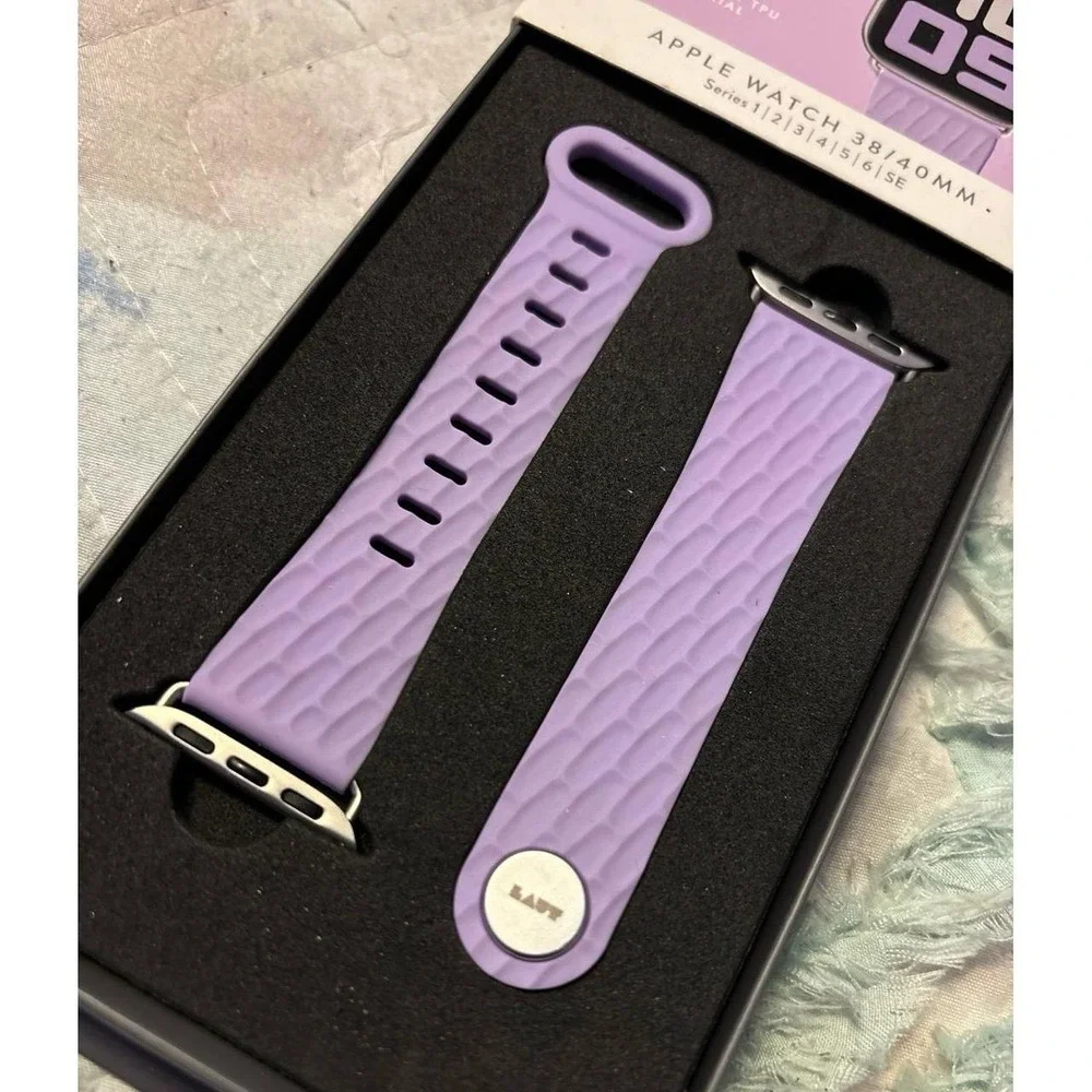 NEW Active 2.0 Pastels Purple Silicone Band for Apple Watch 38mm/40mm/41mm